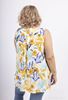 Picture of CURVY GIRL SUMMER V NECK SLEEVELESS TOP WITH LACE NECKLINE.